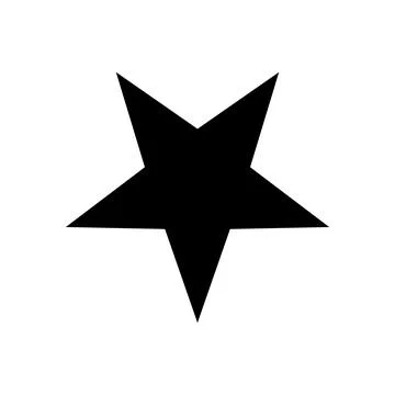 Star - Vector icon. Stock Illustration