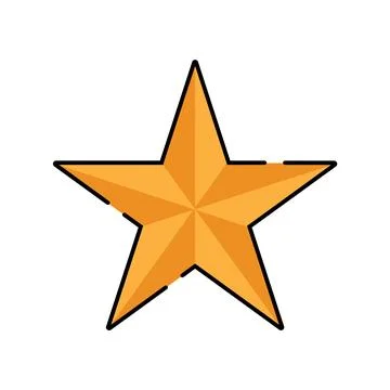 Star vector icon vector Stock Illustration