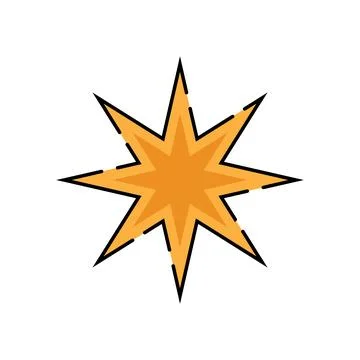 Star vector icon vector Stock Illustration