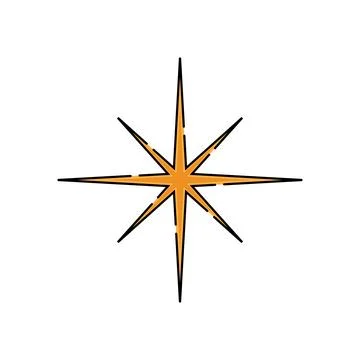 Star vector icon vector Stock Illustration