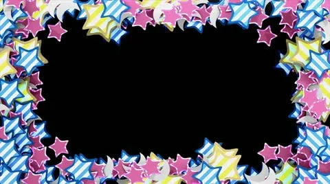 Star video frame, placement, placeholder. Matte Видео 12394581