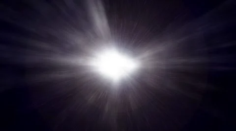 Star violently shimmering in space Stock Footage 40710235