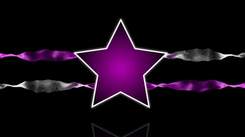 Star Violet String Video stock 25364346