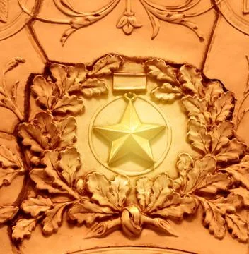 The star on the wall Stock Photos