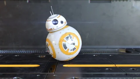 Star Wars BB-8 Robot Logo Stock After Effects