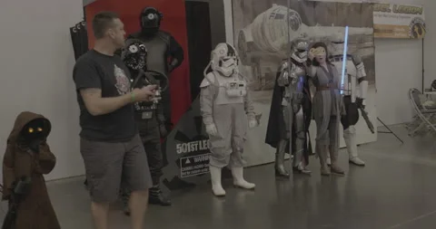 Star Wars Cosplay Video stock 168113295