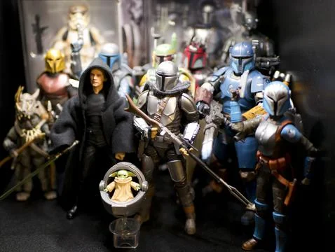 Star Wars Figures Stock Photos