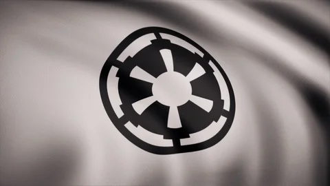 Star Wars. Galactic Empire flag is wavin... | Stock Video | Pond5