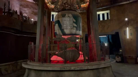 Star Wars Galaxy's Edge Ronto Roasters Pod Engine Stock Footage 171362074