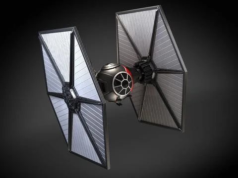 Star Wars Tie Fighter Black Squadron Special Forces 3D Model
