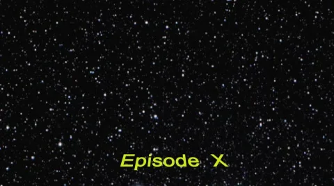 Star Wars Title Movie generic Stock After Effects