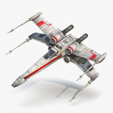 Star Wars X Wing Starfighter Red ~ 3D Model #90659122