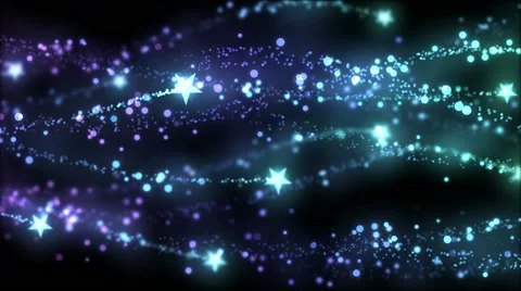 Star Waves Animation - Loop Rainbow Stock Footage 43251153