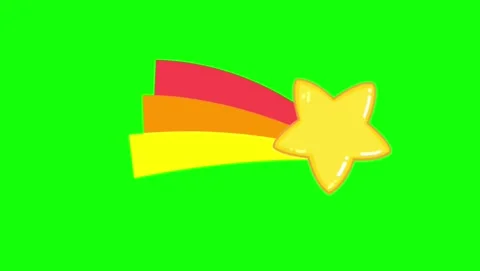 Star Waving Transparent Background Animation Stock-Footage 339327976