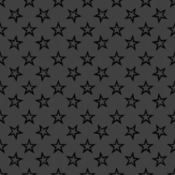 Star web icon. flat design. Seamless gray pattern. Stock Illustration
