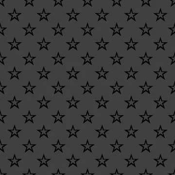 Star web icon. flat design. Seamless gray pattern. Illustrazione stock