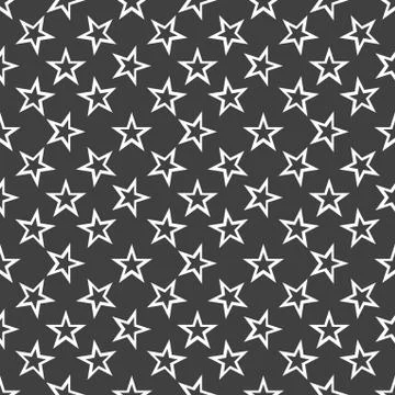 Star web icon. flat design. Seamless gray pattern. 스톡 일러스트