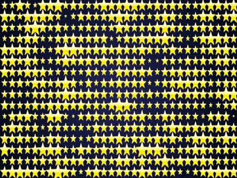 Star yellow blue 2 640x480 Stock Footage