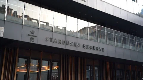 Starbucks in China Stock Footage 99969783