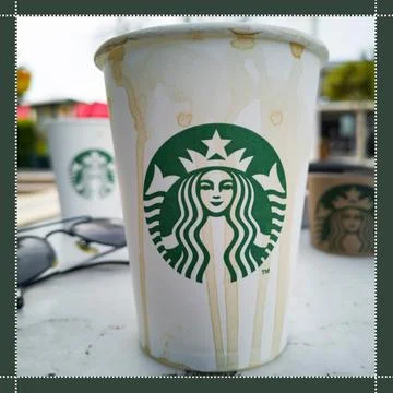 Starbucks cofee Fotos Stock