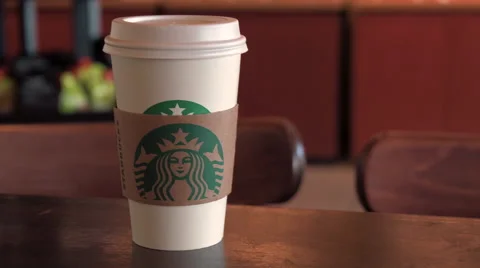 Starbucks Cup 스톡 동영상 66073948