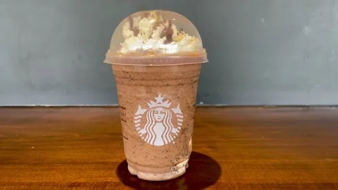 Starbucks Mocha Cookie Crumble Stock Video Pond5