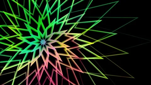 Starburst animation continuous loop Stock Footage 327795456
