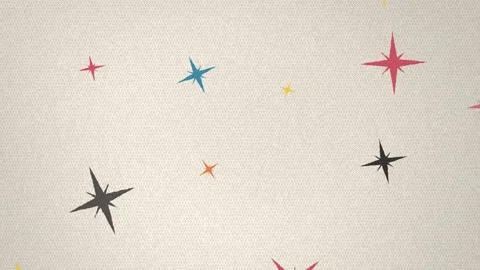 Starburst Cloth Print Stock Footage 342732148