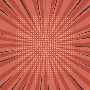 Starburst comic background with halftone grid イラスト素材