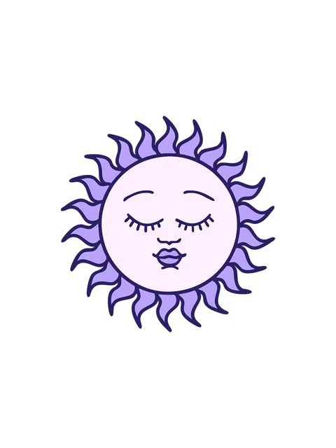 Starburst effect animation of beaming sun Stock Footage 324187597