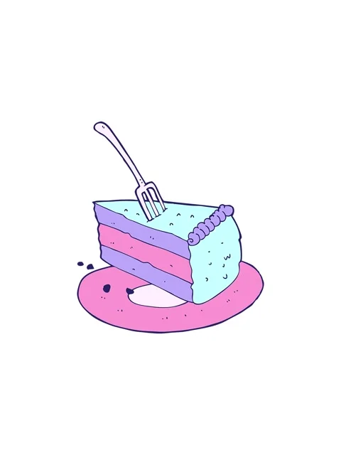 Starburst effect animation of cake design Vídeos de archivo 324192505