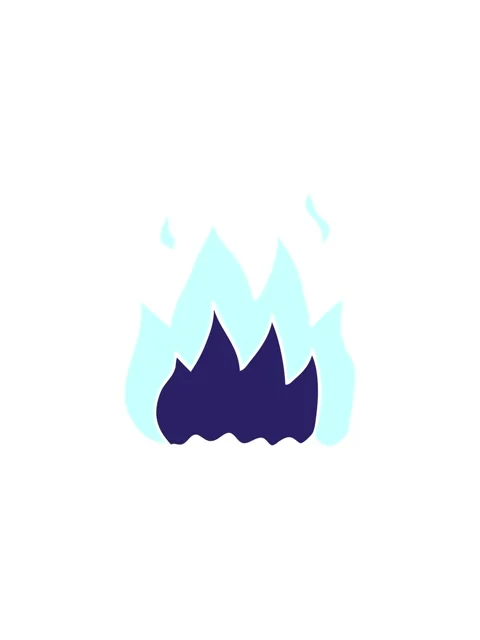 Starburst effect animation of cartoon doodle fire burning Vidéo 324282993