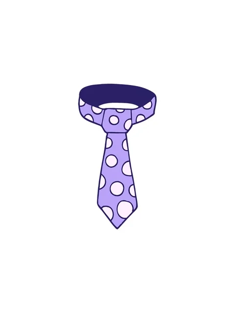 Starburst effect animation of cartoon doodle patterned tie Stock Footage 324394908