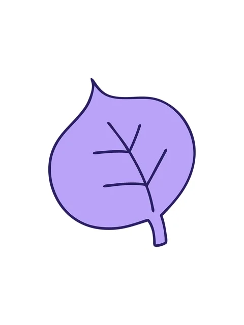 Starburst effect animation of cartoon of a simple magnificent leaf Video stock 324363889