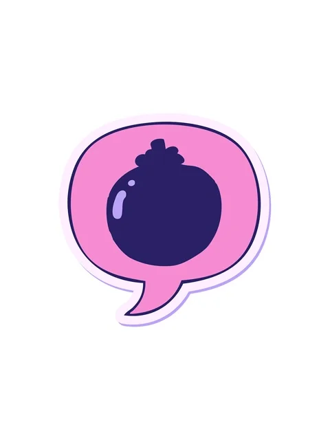 Starburst effect animation of cartoon tomato with speech bubble sticker Stock Footage 324430442