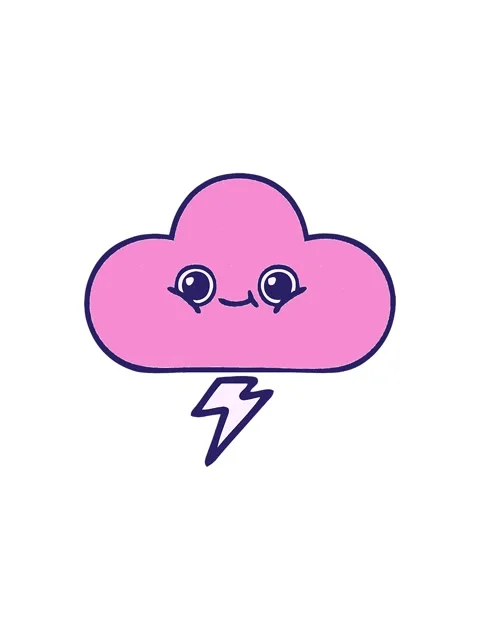 Starburst effect animation of comic book style of a storm cloud Video stock 324154757