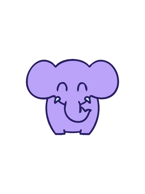 Starburst effect animation of comic book style quirky cartoon elephant Stock Footage 324401541
