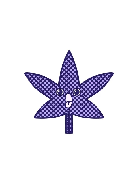 Starburst effect animation of comic book style cartoon of a marijuana leaf Stock Footage 324446916