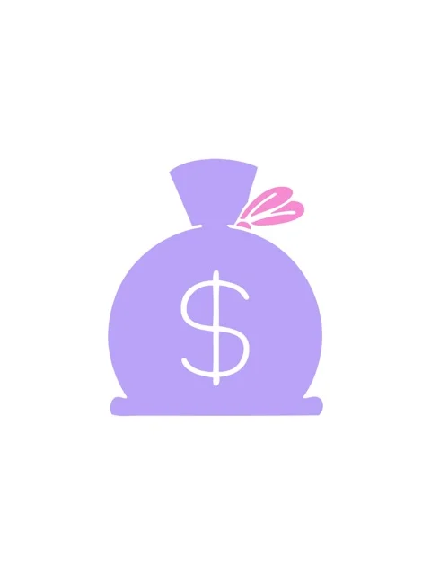 Starburst effect animation of flat symbol of a bag of money icon Stock Footage 324459488