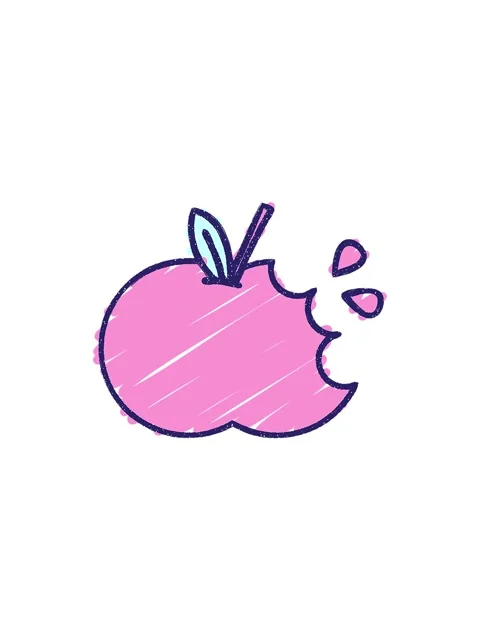 Starburst effect animation of Fruit Chalk Drawing design Stock Footage 324366163