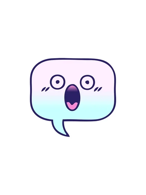 Starburst effect animation of gradient shaded cartoon of a speech bubble Stock Footage 324052486
