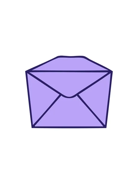 Starburst effect animation of hand drawn quirky cartoon parcel Video stock 324155765