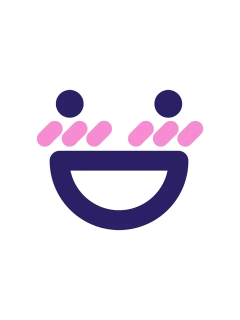 Starburst effect animation of happy blushing face icon Stock Footage 324217518