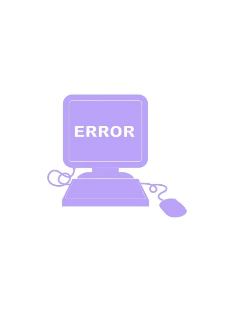 Starburst effect animation of illustration of a computer error icon Stock Footage 324230910