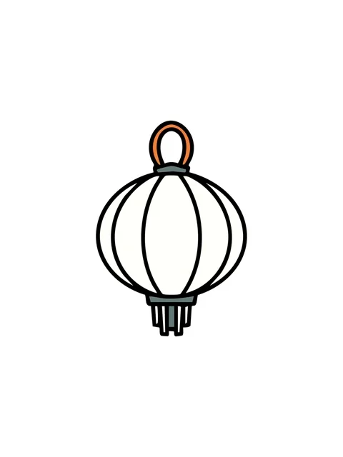 Starburst effect animation of paper lantern traditonal japanese craft Stock Footage 324205678