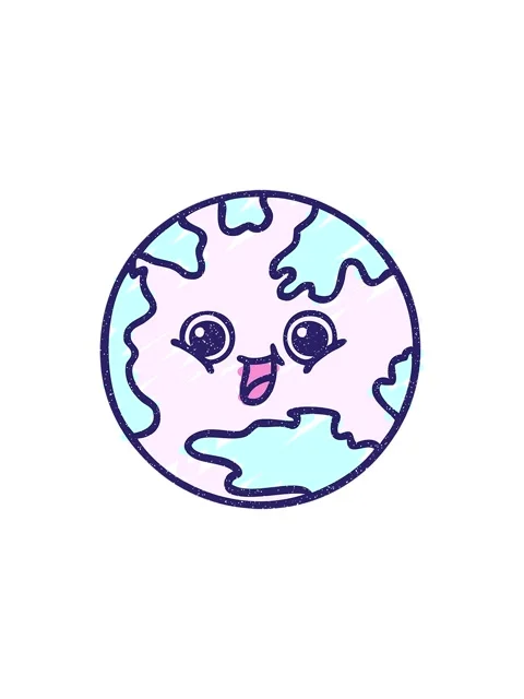 Starburst effect animation of Planet Earth Drawing Stock Footage 324436813