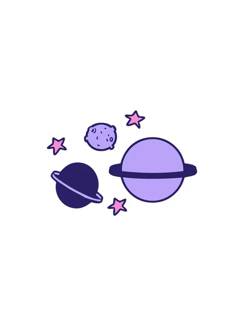 Starburst effect animation of planets design Stock Footage 323599207