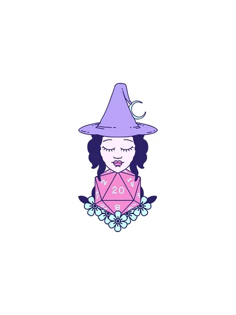 Starburst effect animation of Retro Tattoo Style human witch with natural t.. Stock Footage 324463112