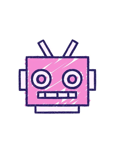 Starburst effect animation of Robot Head Chalk Drawing Stock Footage 324076573