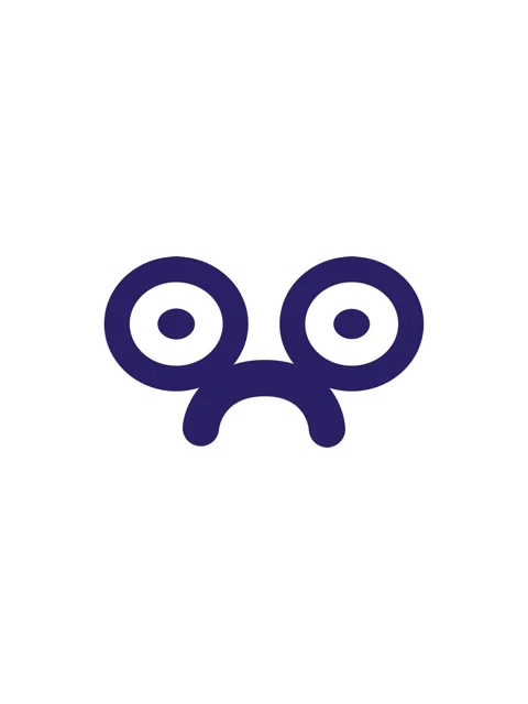 Starburst effect animation of sad staring face icon Stock Footage 324181700